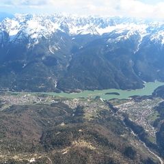 Flugwegposition um 13:12:42: Aufgenommen in der Nähe von 32041 Auronzo di Cadore, Belluno, Italien in 2866 Meter